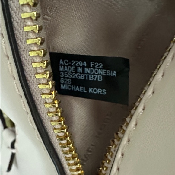 Michael Kors Jaycee Large Blush Logo Backpack Denim Transfer - Picture 8 of 16